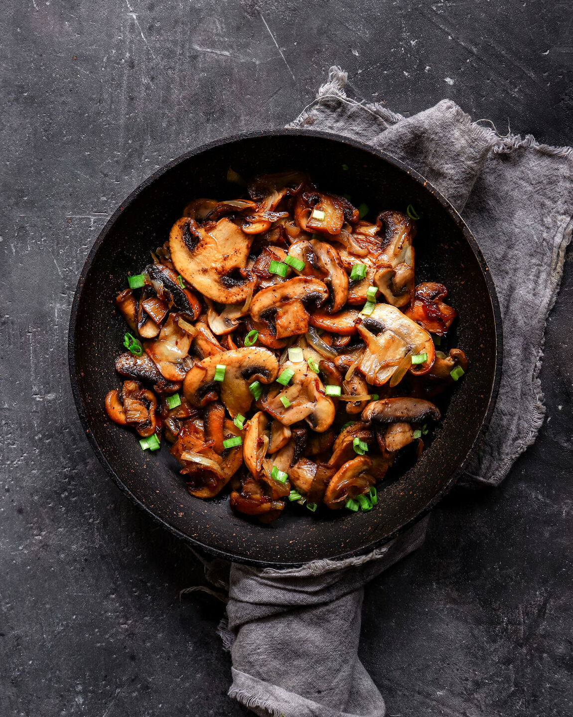 cuisine cuisson plat champignons rôtis